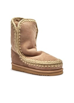 MOU Skórzane śniegowce Eskimo 24 | z dodatkiem wełny ze sklepu Gomez Fashion Store w kategorii Śniegowce damskie - zdjęcie 185378720