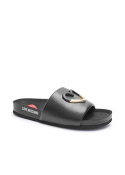 Love Moschino Skórzane klapki ze sklepu Gomez Fashion Store w kategorii Klapki damskie - zdjęcie 185378751