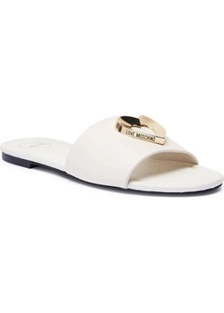 Love Moschino Skórzane klapki ze sklepu Gomez Fashion Store w kategorii Klapki damskie - zdjęcie 185378772