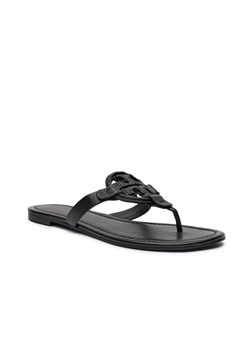 TORY BURCH Skórzane japonki MILLER DECO ze sklepu Gomez Fashion Store w kategorii Klapki damskie - zdjęcie 185378792