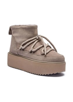 INUIKII Skórzane śniegowce CLASSIC LOW PLATFORM ze sklepu Gomez Fashion Store w kategorii Śniegowce damskie - zdjęcie 185378850