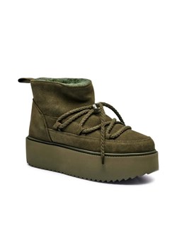 INUIKII Skórzane śniegowce CLASSIC LOW PLATFORM ze sklepu Gomez Fashion Store w kategorii Śniegowce damskie - zdjęcie 185378861