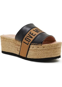 Love Moschino Skórzane klapki ze sklepu Gomez Fashion Store w kategorii Klapki damskie - zdjęcie 185378882