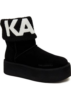 Karl Lagerfeld Skórzane śniegowce THERMO Karl Logo ze sklepu Gomez Fashion Store w kategorii Śniegowce damskie - zdjęcie 185379083