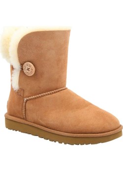 UGG Skórzane śniegowce W Bailey Button II | z dodatkiem wełny ze sklepu Gomez Fashion Store w kategorii Śniegowce damskie - zdjęcie 185379094