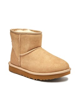 UGG Skórzane śniegowce Classic Mini II | z dodatkiem wełny ze sklepu Gomez Fashion Store w kategorii Śniegowce damskie - zdjęcie 185379100