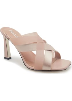 Pollini Klapki | z dodatkiem skóry ze sklepu Gomez Fashion Store w kategorii Klapki damskie - zdjęcie 185379150