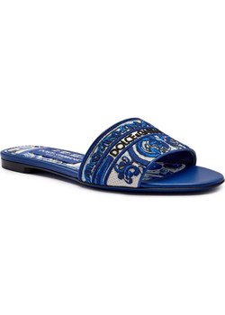 Dolce & Gabbana Klapki | z dodatkiem skóry ze sklepu Gomez Fashion Store w kategorii Klapki damskie - zdjęcie 185379184