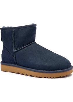 UGG Skórzane śniegowce Classic Mini II | z dodatkiem wełny ze sklepu Gomez Fashion Store w kategorii Śniegowce damskie - zdjęcie 185379232