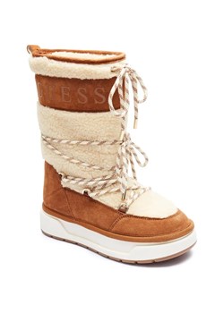 Guess Ocieplane śniegowce UNDELA2 | z dodatkiem skóry ze sklepu Gomez Fashion Store w kategorii Śniegowce damskie - zdjęcie 185379244