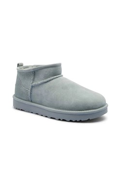 UGG Skórzane śniegowce CLASSIC ultra mini | z dodatkiem wełny ze sklepu Gomez Fashion Store w kategorii Śniegowce damskie - zdjęcie 185379254