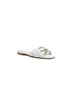 TWINSET Skórzane klapki ze sklepu Gomez Fashion Store w kategorii Klapki damskie - zdjęcie 185379332