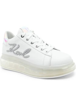 Karl Lagerfeld Skórzane trampki KAPRI KUSHION Signia Pearl Logo Lo ze sklepu Gomez Fashion Store w kategorii Buty sportowe damskie - zdjęcie 185379341