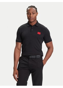 Hugo Polo Dereso222 50466202 Czarny Slim Fit ze sklepu MODIVO w kategorii T-shirty męskie - zdjęcie 185384823