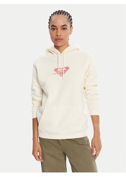Roxy Bluza Surf Stoked Crew Brushed Vint ERJFT05018 Écru Regular Fit ze sklepu MODIVO w kategorii Bluzy damskie - zdjęcie 185384883