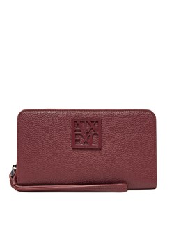 Armani Exchange Duży Portfel Damski XW000361 AF11902 UA343 Bordowy ze sklepu MODIVO w kategorii Portfele damskie - zdjęcie 185384963
