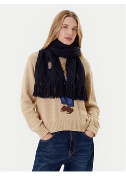 Polo Ralph Lauren Szalik 455981434002 Granatowy ze sklepu MODIVO w kategorii Szaliki i chusty damskie - zdjęcie 185384964