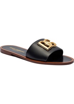 Dolce & Gabbana Skórzane klapki ze sklepu Gomez Fashion Store w kategorii Klapki damskie - zdjęcie 185386142