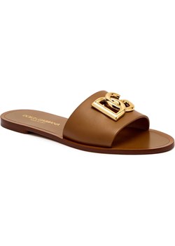 Dolce & Gabbana Skórzane klapki ze sklepu Gomez Fashion Store w kategorii Klapki damskie - zdjęcie 185386143