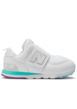 Buty New Balance NW574KIJ - białe ze sklepu streetstyle24.pl w kategorii Buty sportowe dziecięce - zdjęcie 185387270