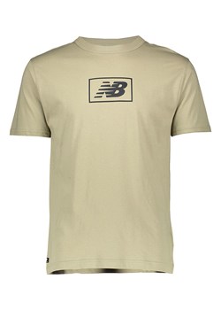 New Balance Koszulka &quot;Essentials&quot; w kolorze khaki ze sklepu Limango Polska w kategorii T-shirty męskie - zdjęcie 185387380