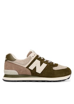 Sneakersy New Balance U574BWS M Zielony ze sklepu eobuwie.pl w kategorii Buty sportowe męskie - zdjęcie 185387461