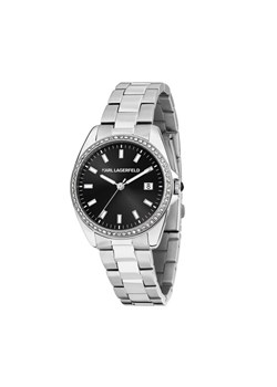 Zegarek KARL LAGERFELD R0553101511 Srebrny ze sklepu eobuwie.pl w kategorii Zegarki - zdjęcie 185387490