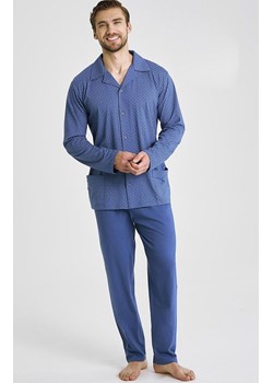 Rozpinana piżama męska Darek 3483, Kolor jeans-wzór, Rozmiar XXL, Taro ze sklepu Primodo w kategorii Piżamy męskie - zdjęcie 185389890