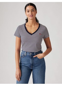Levi&apos;s Koszulka w kolorze granatowo-białym ze sklepu Limango Polska w kategorii Bluzki damskie - zdjęcie 185390232