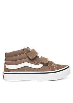 Sneakersy Vans SK8-Mid Reissue V VN000CZ71NU1 Brązowy ze sklepu eobuwie.pl w kategorii Buty sportowe dziecięce - zdjęcie 185390290