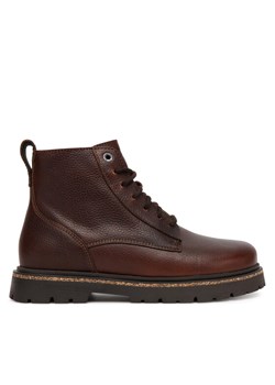 Trapery Birkenstock Highwood Lace Mid 1030784 Brązowy ze sklepu eobuwie.pl w kategorii Workery damskie - zdjęcie 185390332