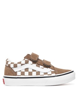 Tenisówki Vans Old Skool VN000CYA1NU1 Brązowy ze sklepu eobuwie.pl w kategorii Trampki dziecięce - zdjęcie 185390372