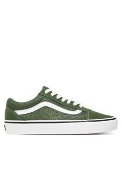 Tenisówki Vans Old Skool VN000D2VZ3R1 Zielony ze sklepu eobuwie.pl w kategorii Trampki dziecięce - zdjęcie 185390380