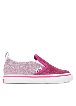 Tenisówki Vans Slip-On V VN000D0SYLZ1 Różowy ze sklepu eobuwie.pl w kategorii Trampki dziecięce - zdjęcie 185390400