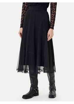 DKNY Spódnica midi P5GG7CMD Czarny Regular Fit ze sklepu MODIVO w kategorii Spódnice - zdjęcie 185391161