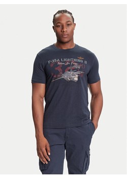 Aeronautica Militare T-Shirt 252TS2472UJ00708 Granatowy Regular Fit ze sklepu MODIVO w kategorii T-shirty męskie - zdjęcie 185391190