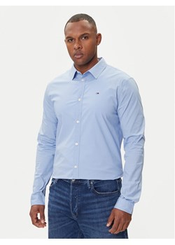 Tommy Jeans Koszula DM0DM04405 Błękitny Slim Fit ze sklepu MODIVO w kategorii Koszule męskie - zdjęcie 185391211