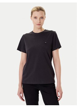 Wrangler T-Shirt Sign Off 112373023 Czarny Slim Fit ze sklepu MODIVO w kategorii Bluzki damskie - zdjęcie 185391224