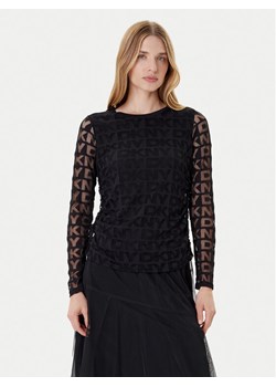 DKNY Bluzka P53HFWMF Czarny Regular Fit ze sklepu MODIVO w kategorii Bluzki damskie - zdjęcie 185391244