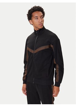 HUGO Bluza Dingmoor 50542833 Czarny Regular Fit ze sklepu MODIVO w kategorii Bluzy męskie - zdjęcie 185391332