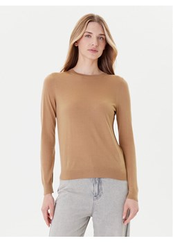 BOSS Sweter Ferpina 50544987 Beżowy Slim Fit ze sklepu MODIVO w kategorii Swetry damskie - zdjęcie 185391342