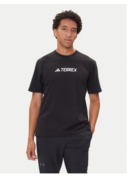 adidas T-Shirt Terrex Classic Logo JF9143 Czarny Regular Fit ze sklepu MODIVO w kategorii T-shirty męskie - zdjęcie 185391354