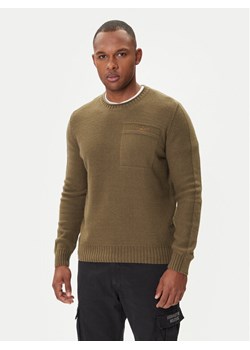 Aeronautica Militare Sweter 252MA1586UL00904 Zielony Regular Fit ze sklepu MODIVO w kategorii Swetry męskie - zdjęcie 185391412