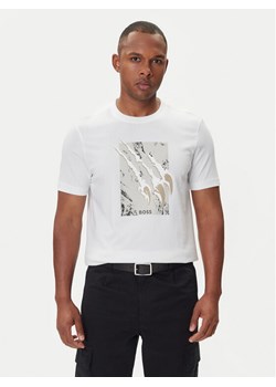 BOSS T-Shirt Te_Animali 50546362 Biały Regular Fit ze sklepu MODIVO w kategorii T-shirty męskie - zdjęcie 185391414