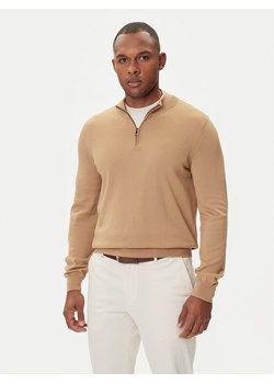 BOSS Sweter Ebenji  50528300 Beżowy Regular Fit ze sklepu MODIVO w kategorii Swetry męskie - zdjęcie 185391420