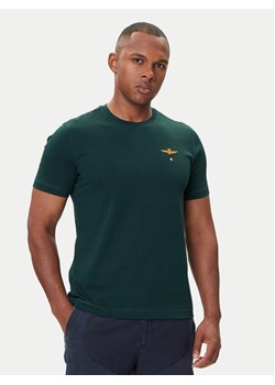 Aeronautica Militare T-Shirt 252TS1580UJ00372 Zielony Regular Fit ze sklepu MODIVO w kategorii T-shirty męskie - zdjęcie 185391442