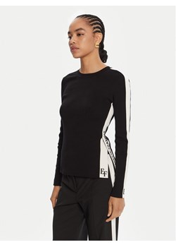 Elisabetta Franchi Sweter MK-03S-56E2-V320 Czarny Regular Fit ze sklepu MODIVO w kategorii Swetry damskie - zdjęcie 185391464