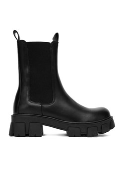 DeeZee Sztyblety 12837-22-BLACK PU Czarny ze sklepu MODIVO w kategorii Botki - zdjęcie 185391470