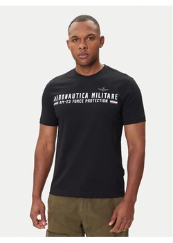 Aeronautica Militare T-Shirt 252TS1942UJ00538 Czarny Regular Fit ze sklepu MODIVO w kategorii T-shirty męskie - zdjęcie 185391523