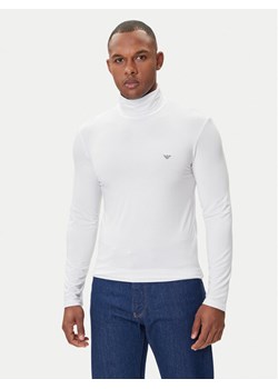 Emporio Armani Underwear Golf EM000388 AF14988 U0002 Biały Slim Fit ze sklepu MODIVO w kategorii Swetry męskie - zdjęcie 185391550